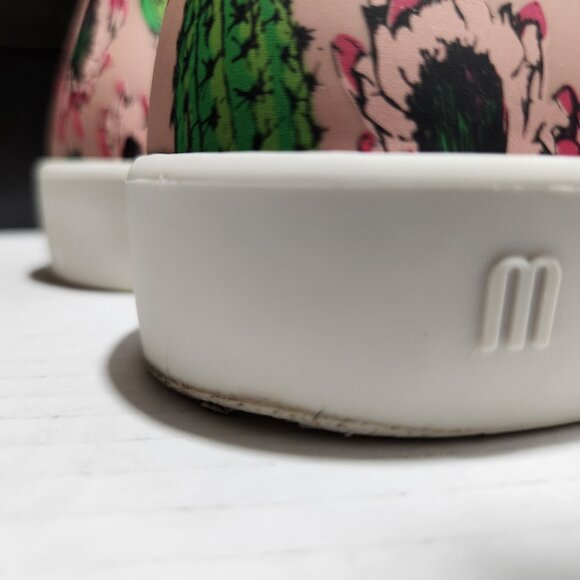 Melissa Ground III Pink Cactus Flower Slip-on Tennis Shoe - Picture 9 of 12